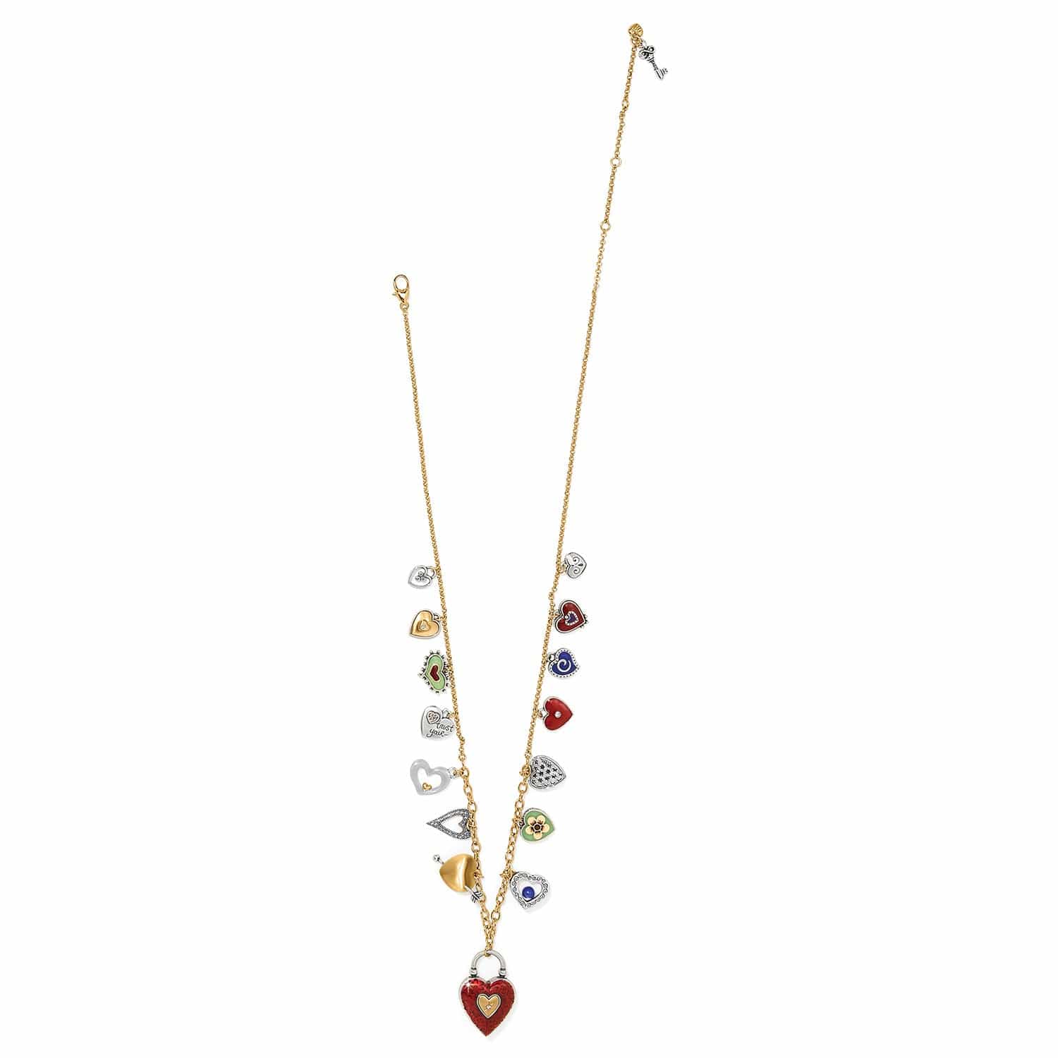 One Heart Long Necklace - Brighton