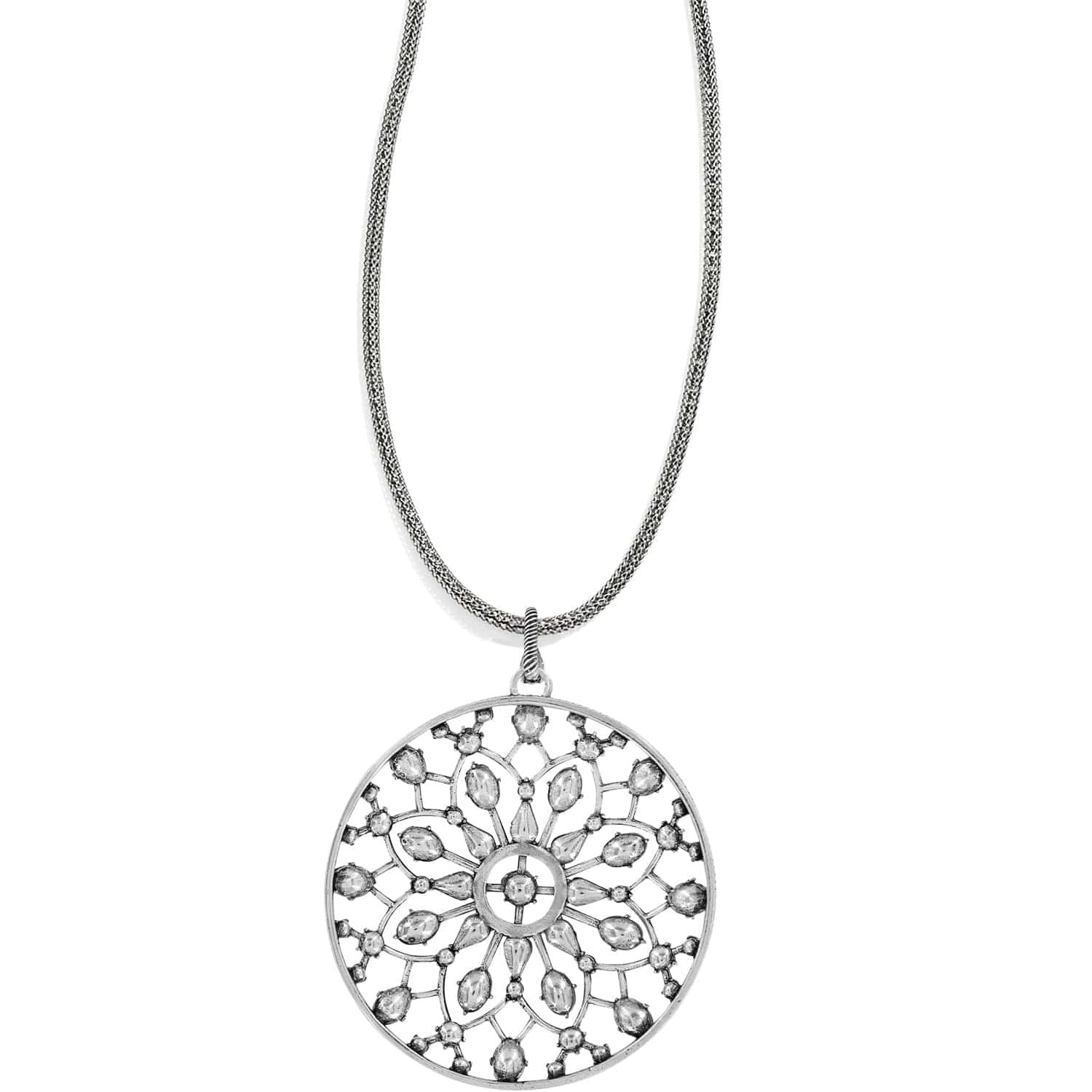 One Love Circle Convertible Necklace silver-ruby 6
