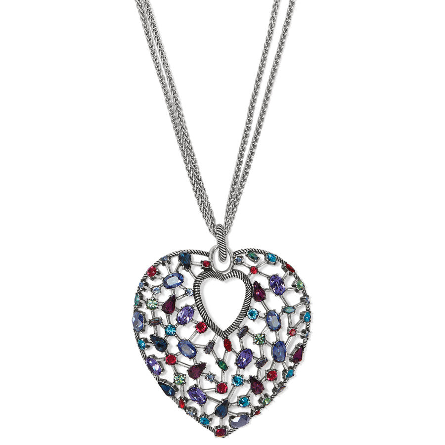 One Love Convertible Heart Necklace silver-jewel 1