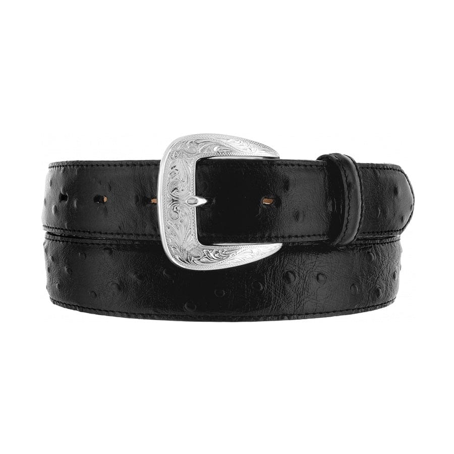 Ostrich Print Dress Belt black 1