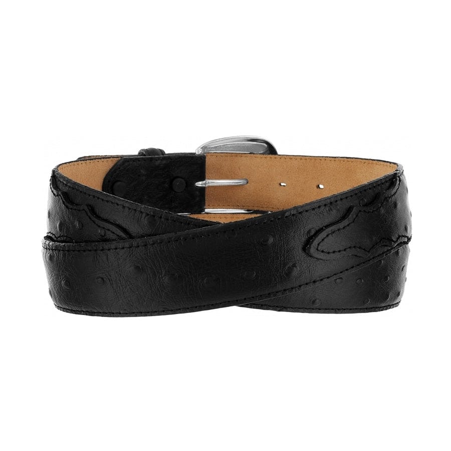 Ostrich Print Dress Belt black 2