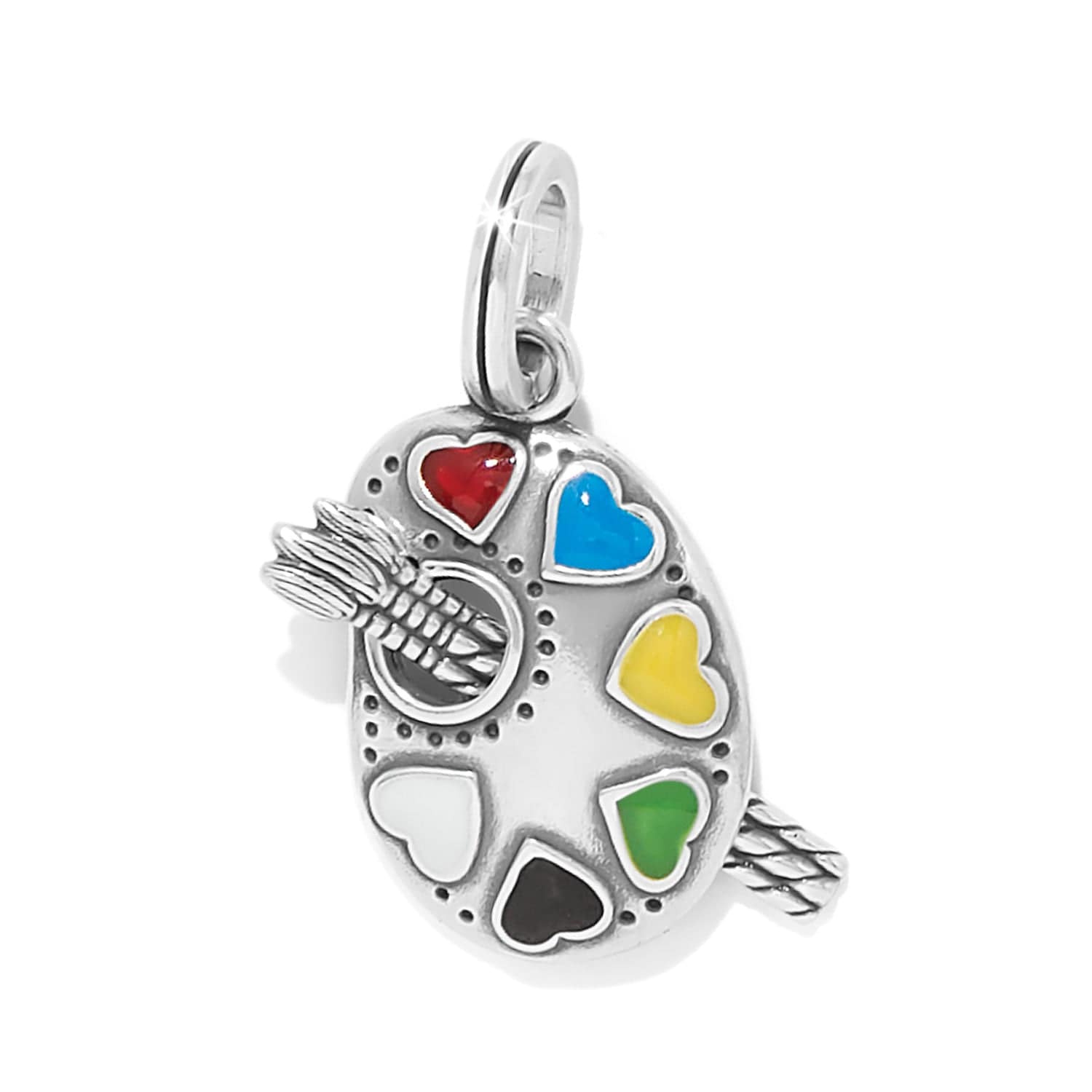 Painter Palette Charm silver-multi 1