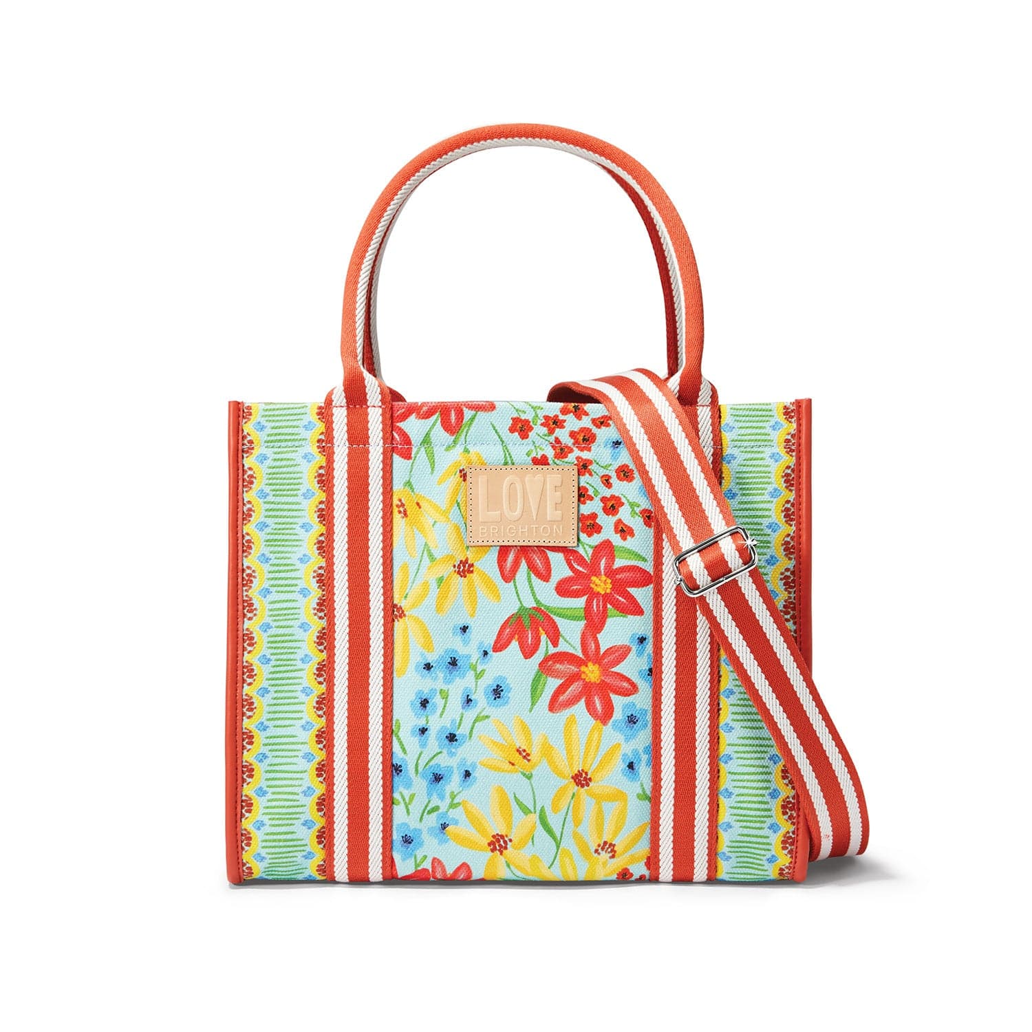 Painterly Garden Canvas Carryall - Brighton