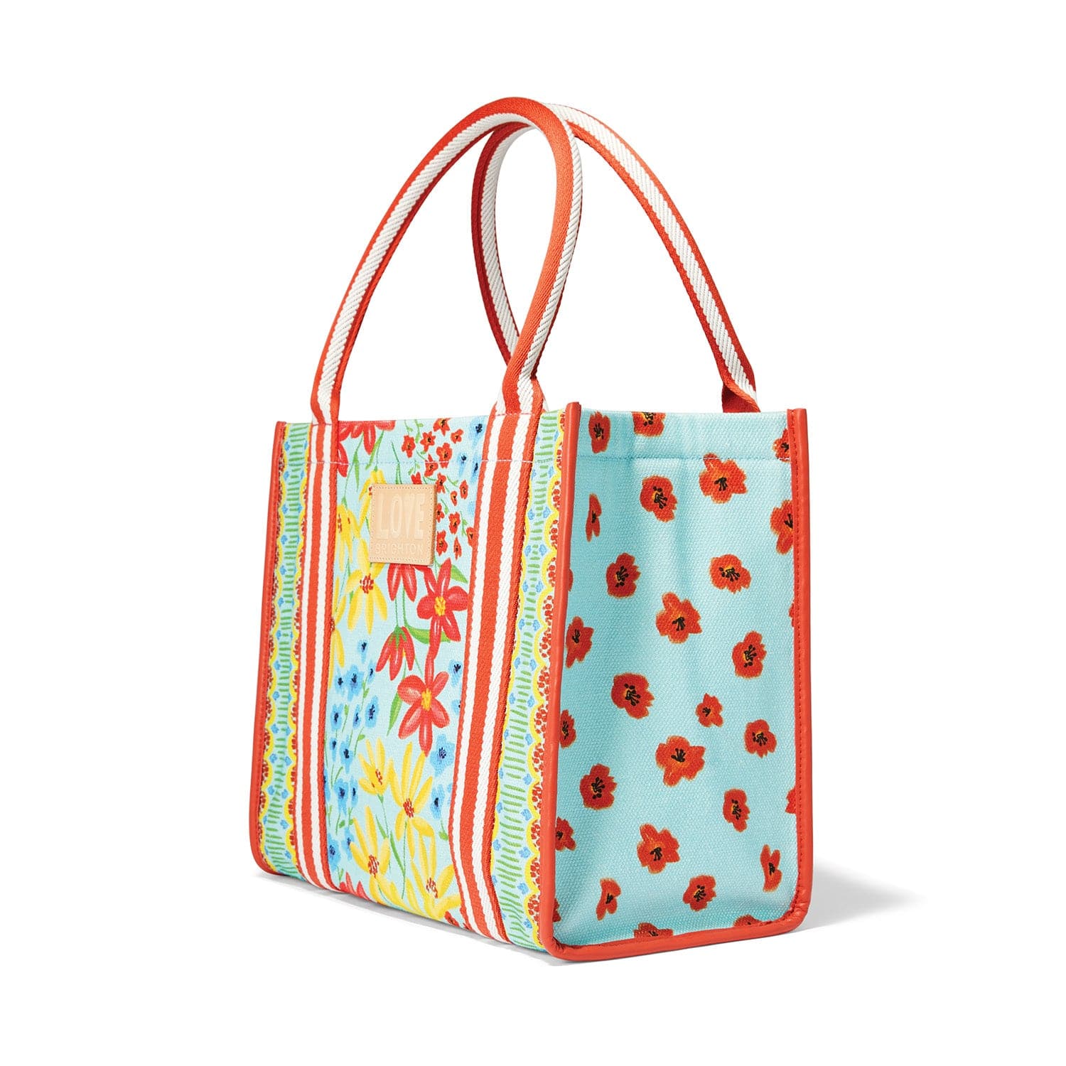Painterly Garden Canvas Carryall - Brighton