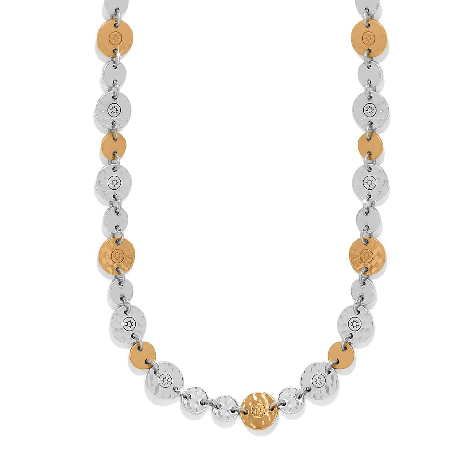Palm Canyon Two Tone Necklace silver-gold 1