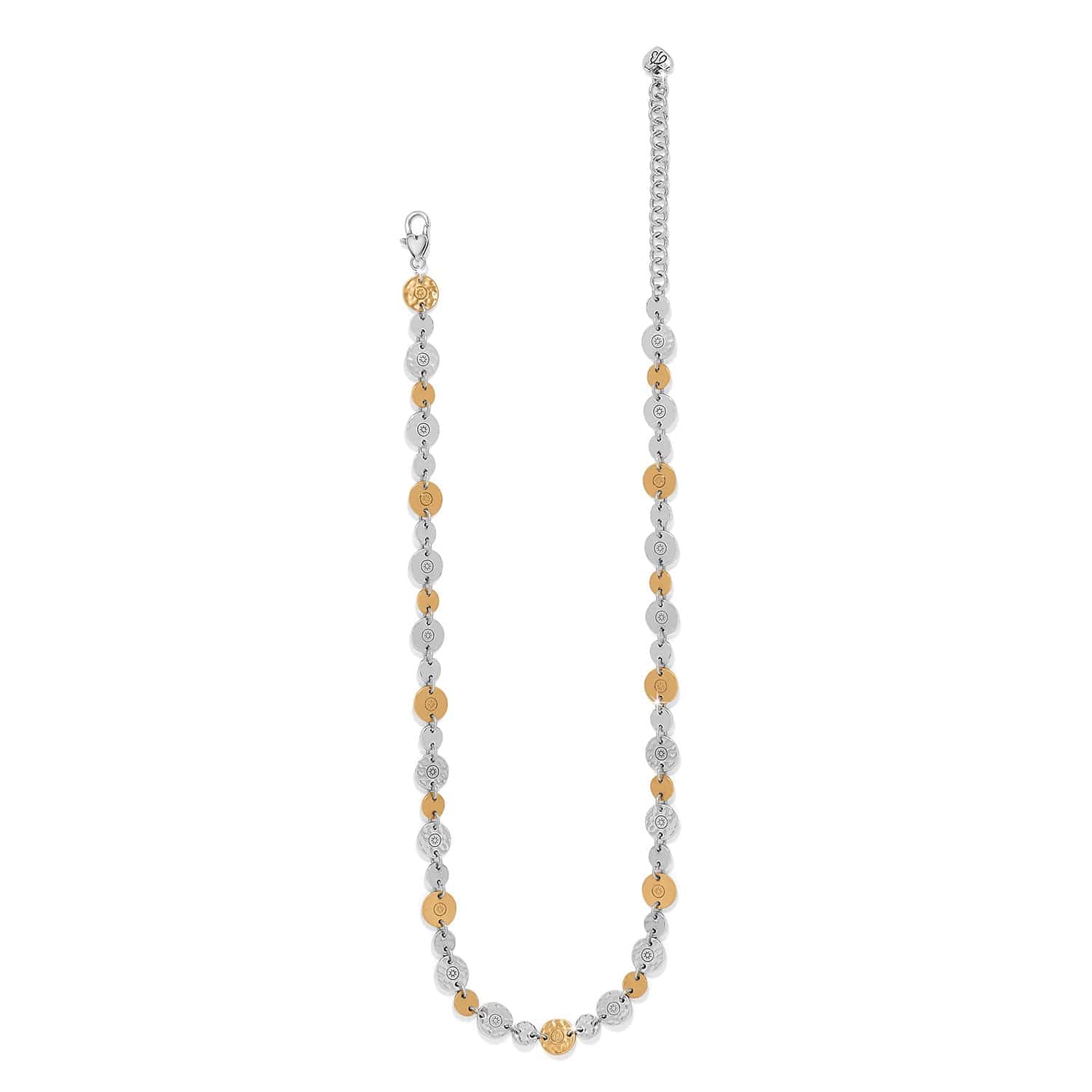 Palm Canyon Two Tone Necklace silver-gold 2