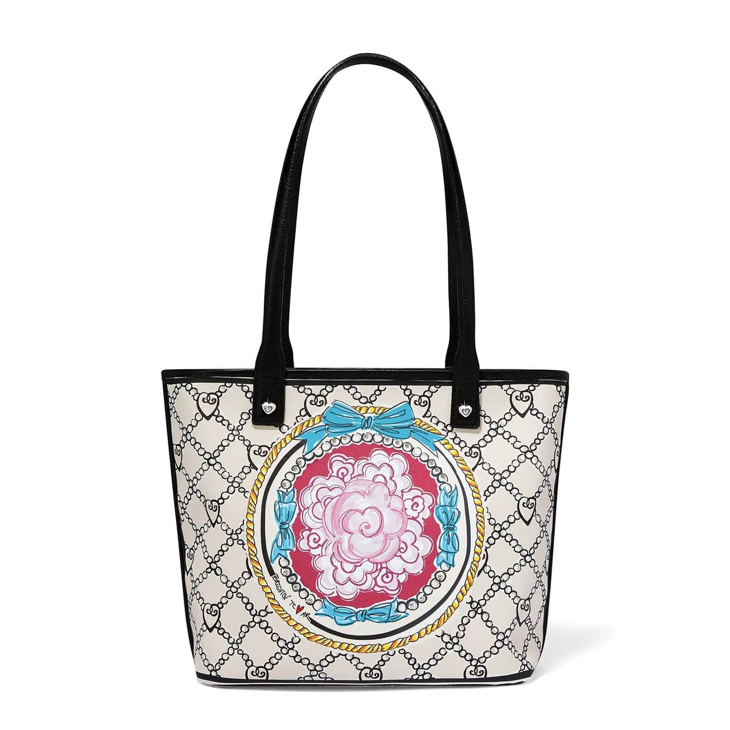 Paris Blooms Large Saffian Tote