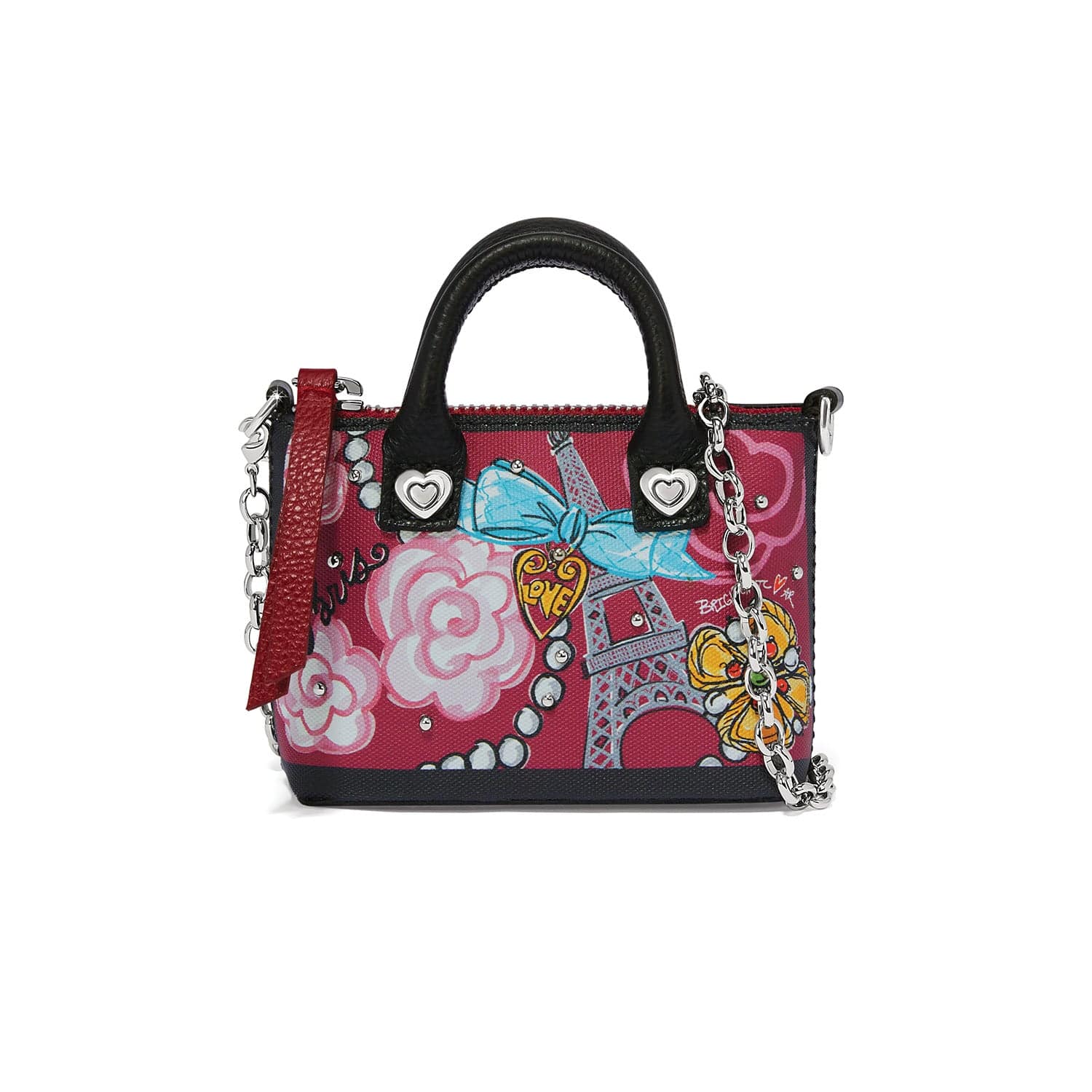 Paris Blooms Saffian Micro Bag multi 1
