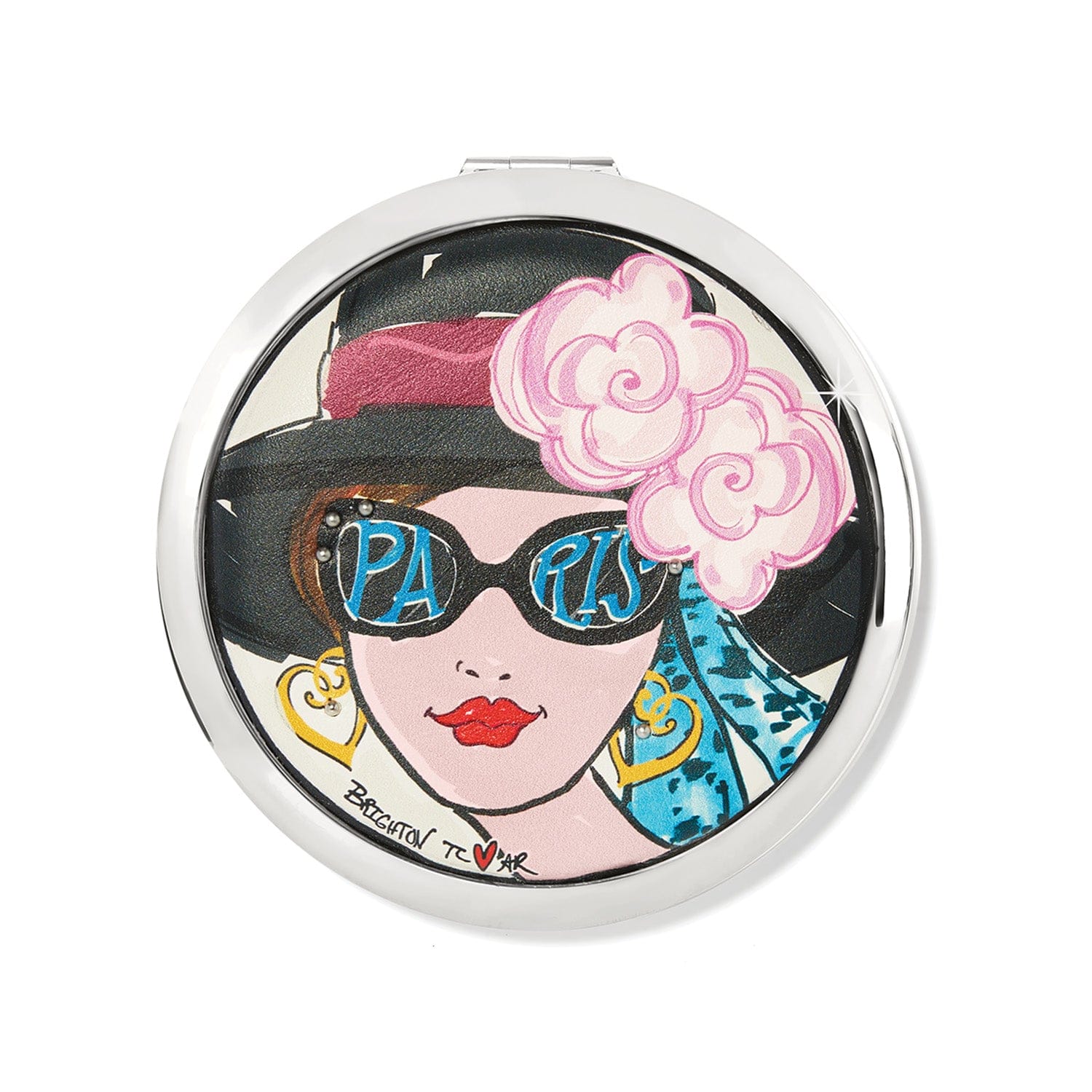 Paris Blooms Travel Mirror multi 1