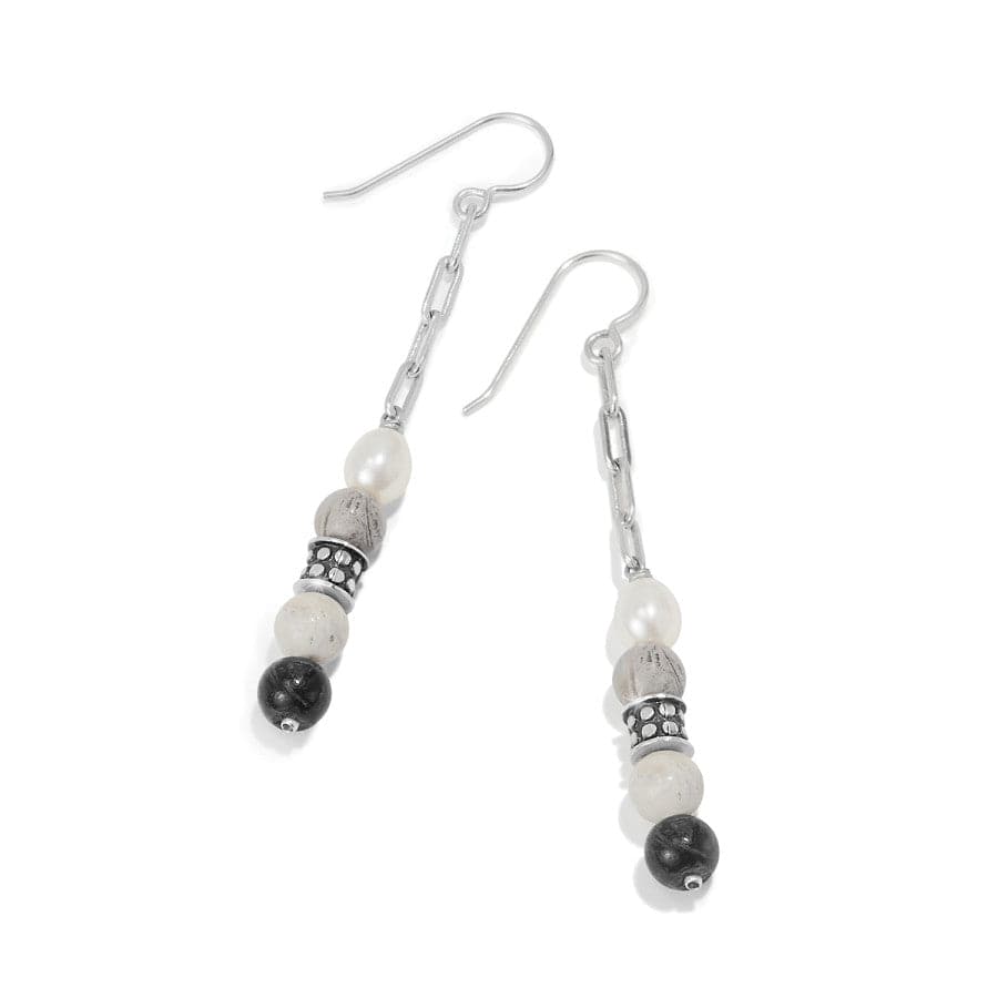 Pebble Luna French Wire Earrings silver-multi 2