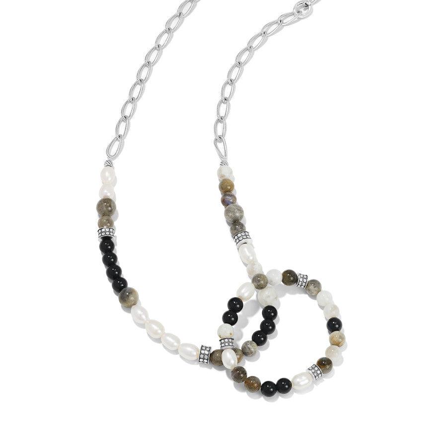 Pebble Luna Necklace silver 3