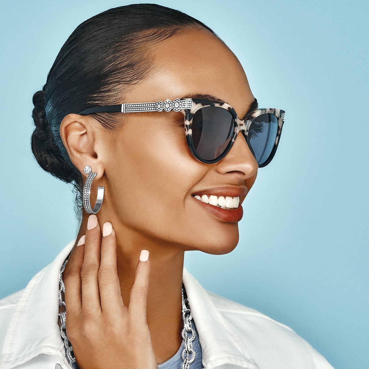 Pebble Medali Dual Tone Sunglasses black-tortoise 5
