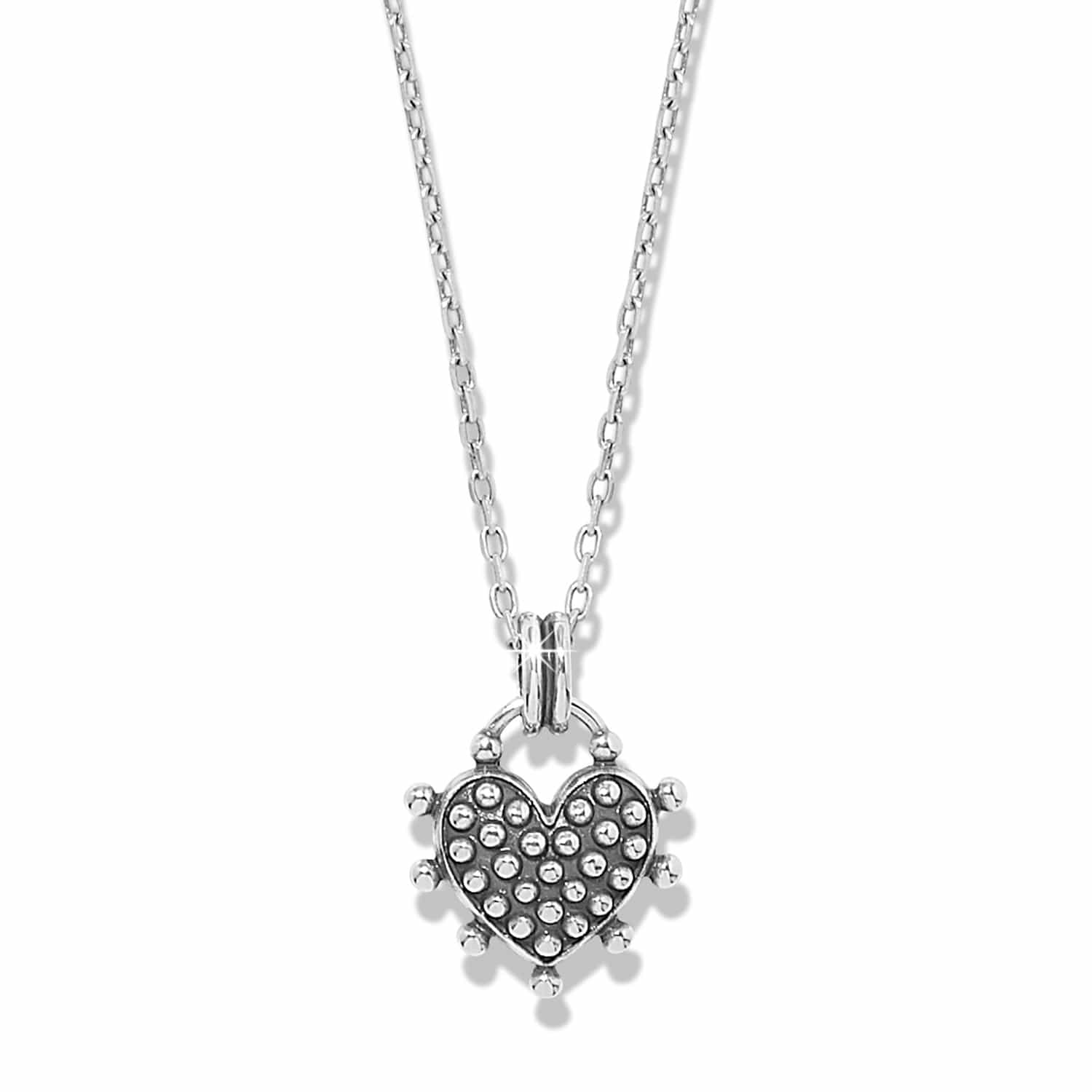 Pebble Sweet Hearts Reversible Necklace silver-multi 1
