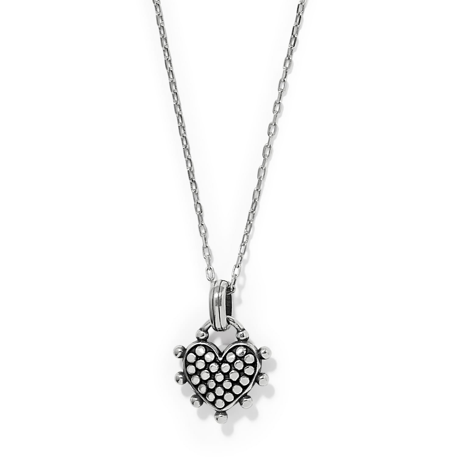 Pebble Sweet Hearts Reversible Necklace silver-multi 2
