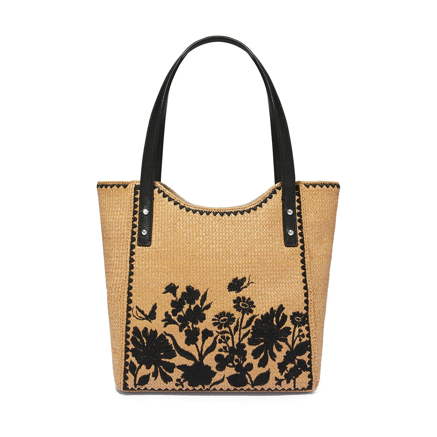 Pepper Straw Tote black-natural 1