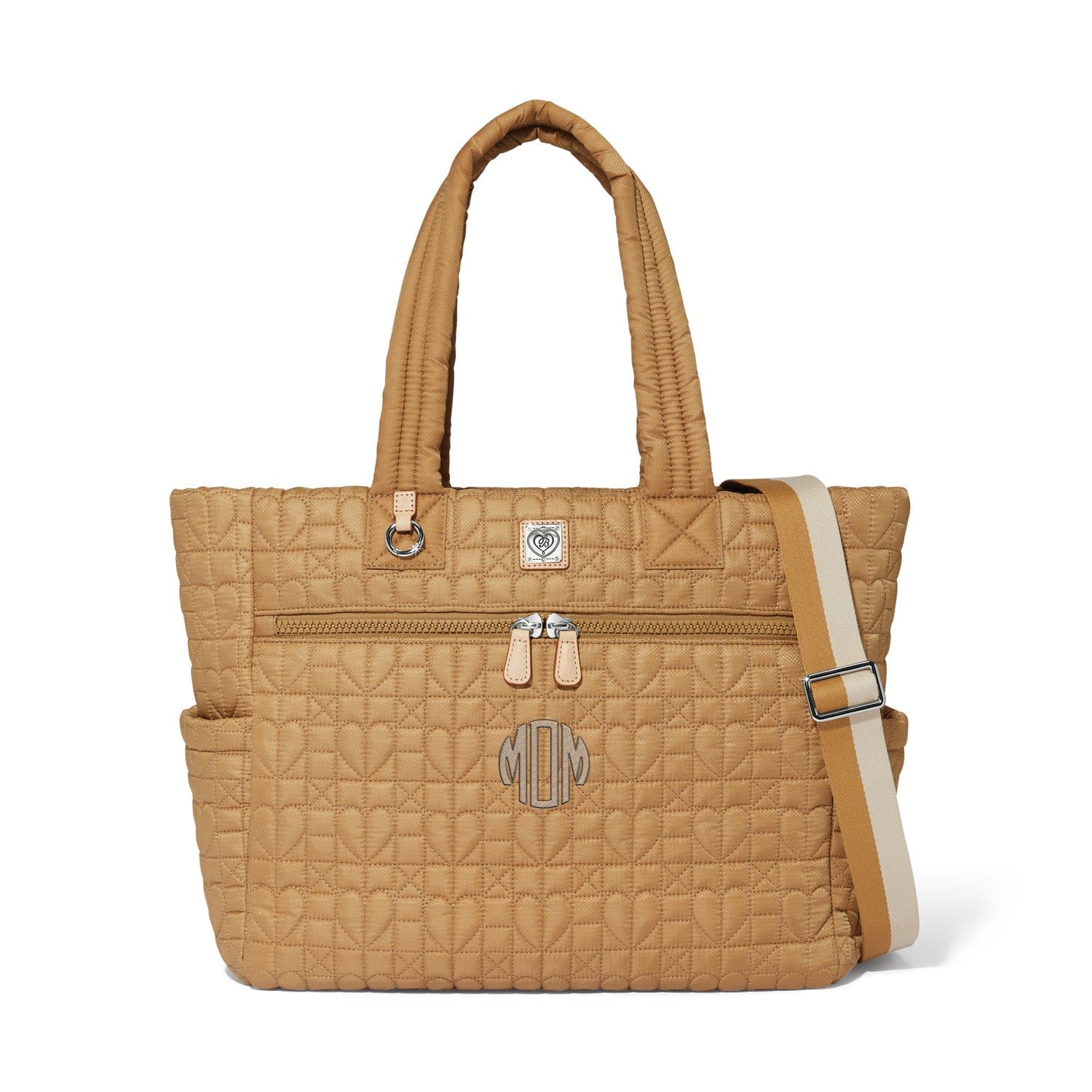 Personalized Amara Large Tote camel 12