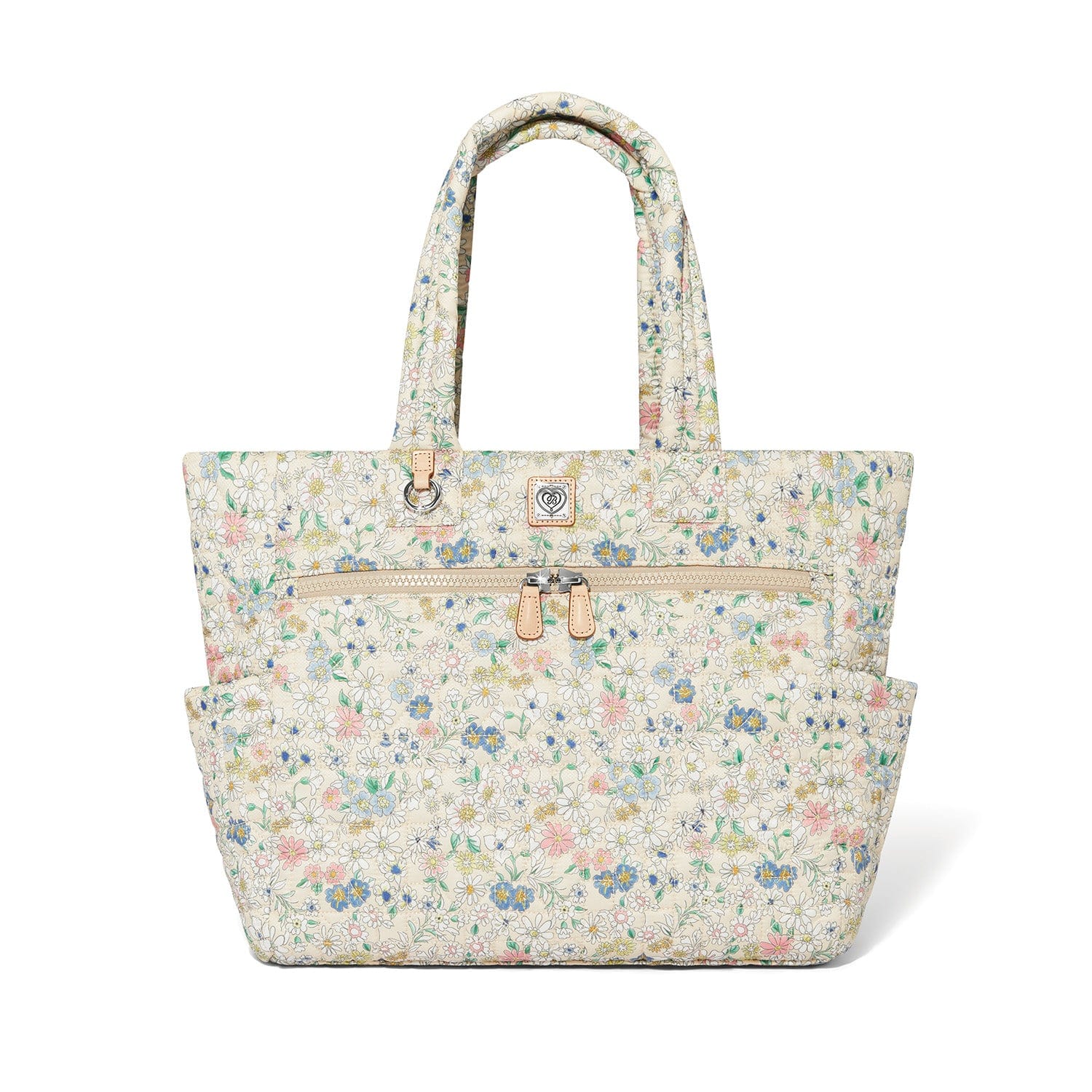 Personalized Amara Large Tote cottage-bloom 13