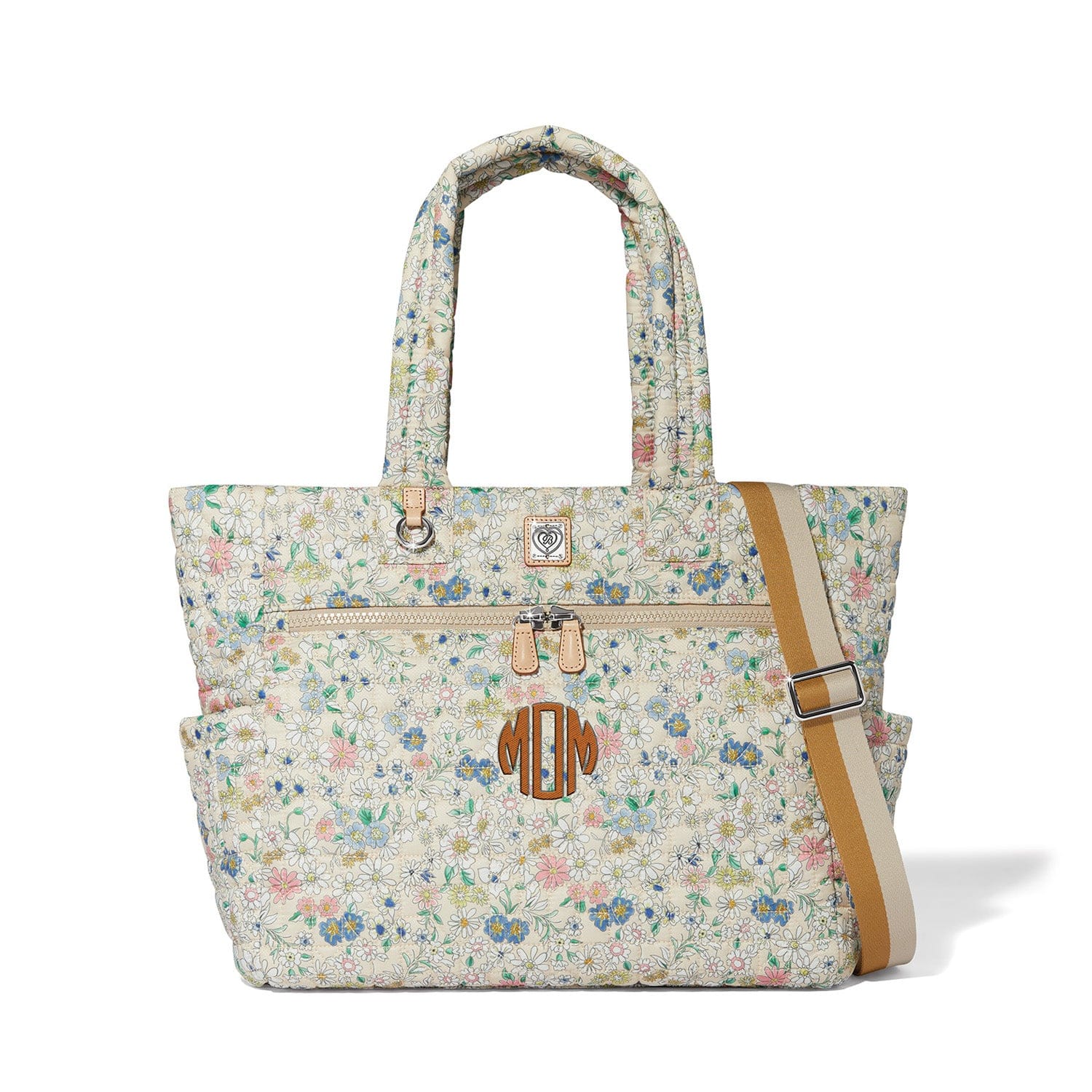 Personalized Amara Large Tote cottage-bloom 46