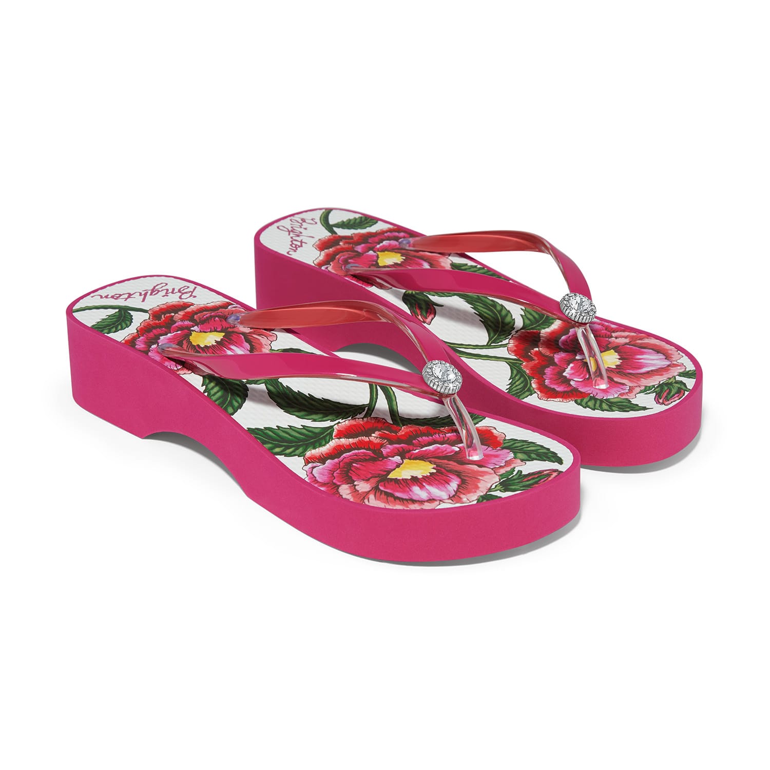 Petal Fuchsia Platform Flip Flops fuchsia 2