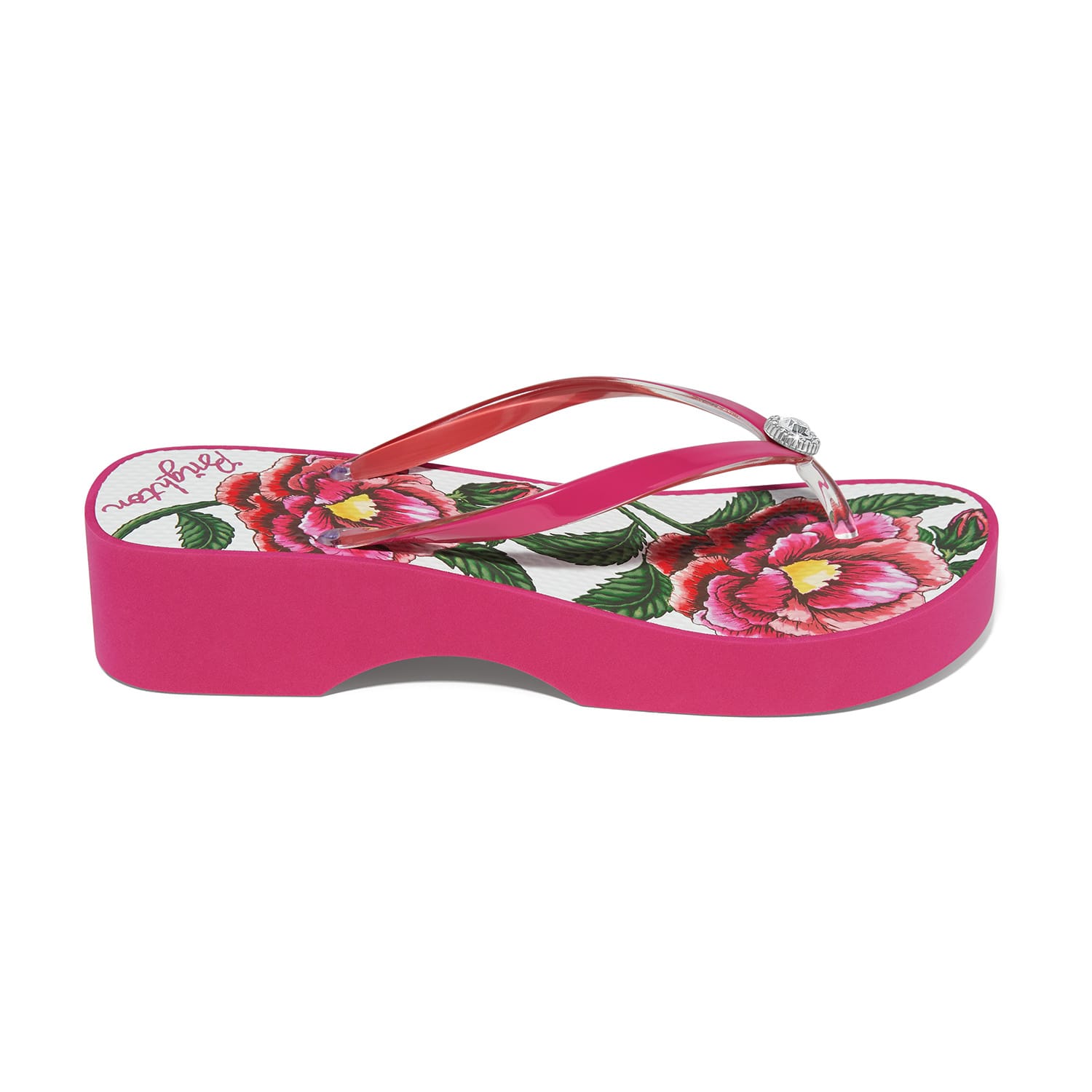 Petal Fuchsia Platform Flip Flops fuchsia 4