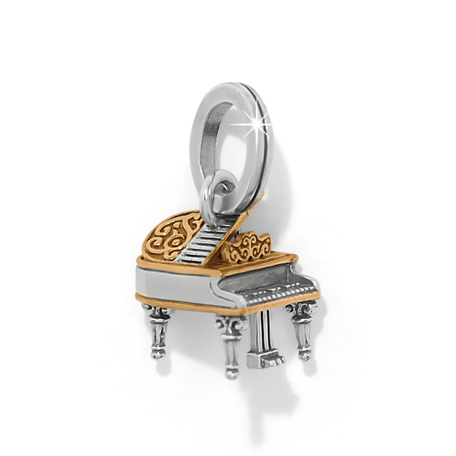 Piano Passion Charm silver-gold 1