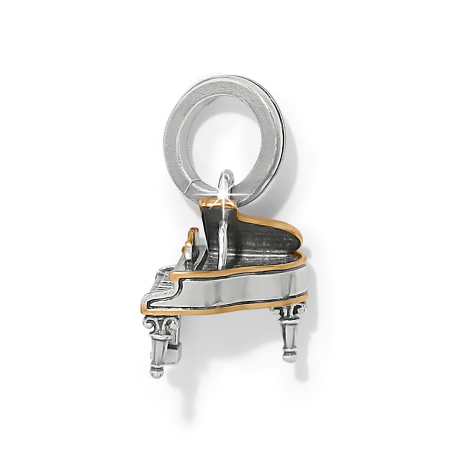 Piano Passion Charm silver-gold 2