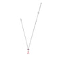 Pink Ribbon Halo Necklace