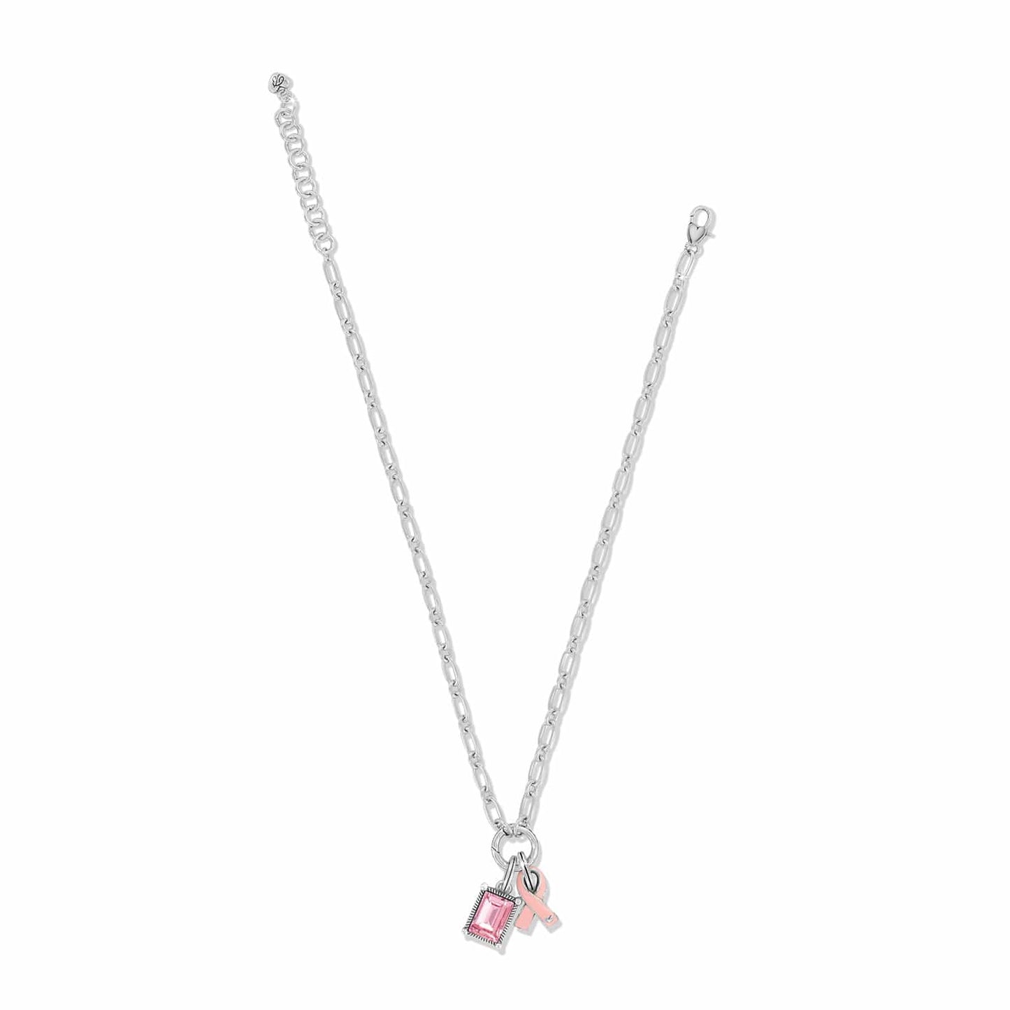 Pink Ribbon Isadora Charm Necklace - Brighton
