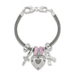 Pink Ribbon Memento Cross Bracelet