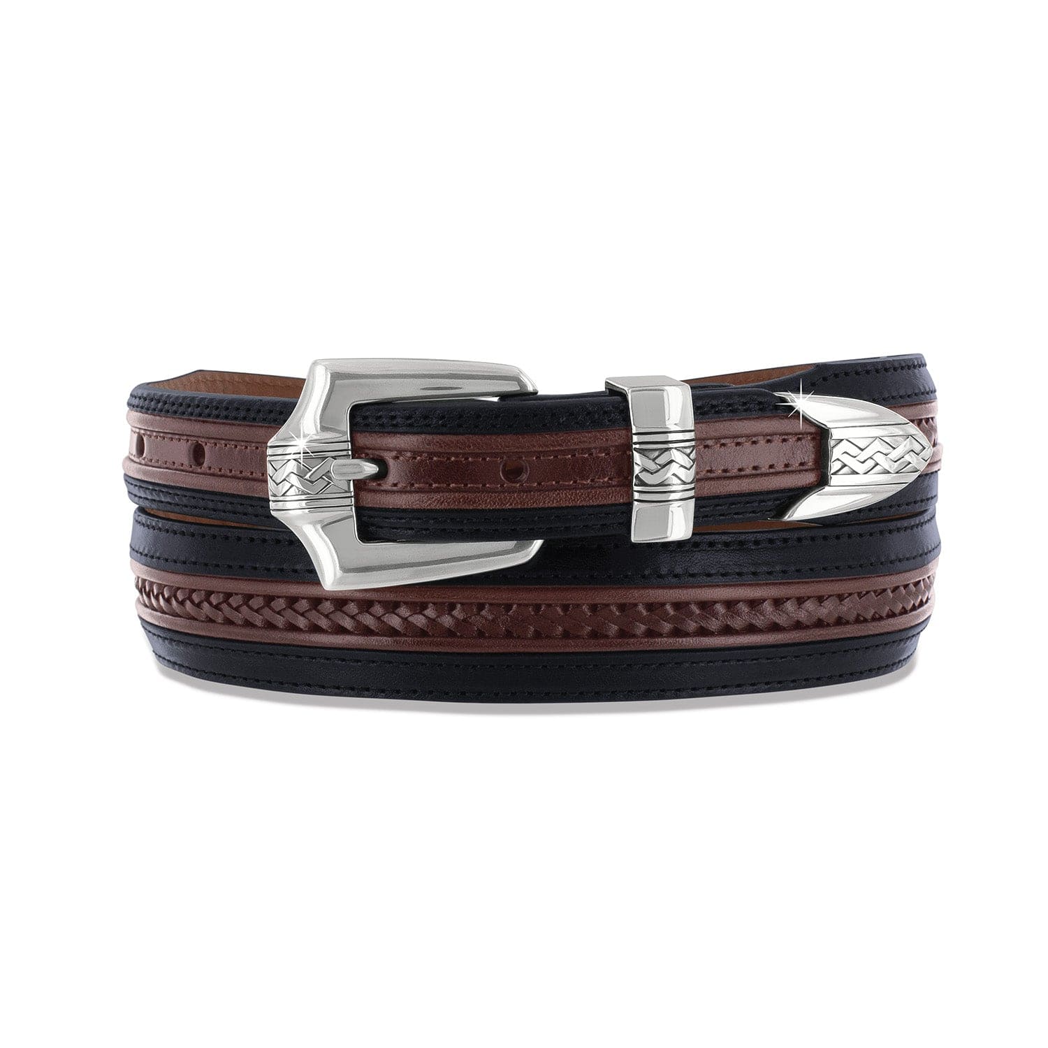 Pinon Hills Inlay Lace Belt black-brown 1
