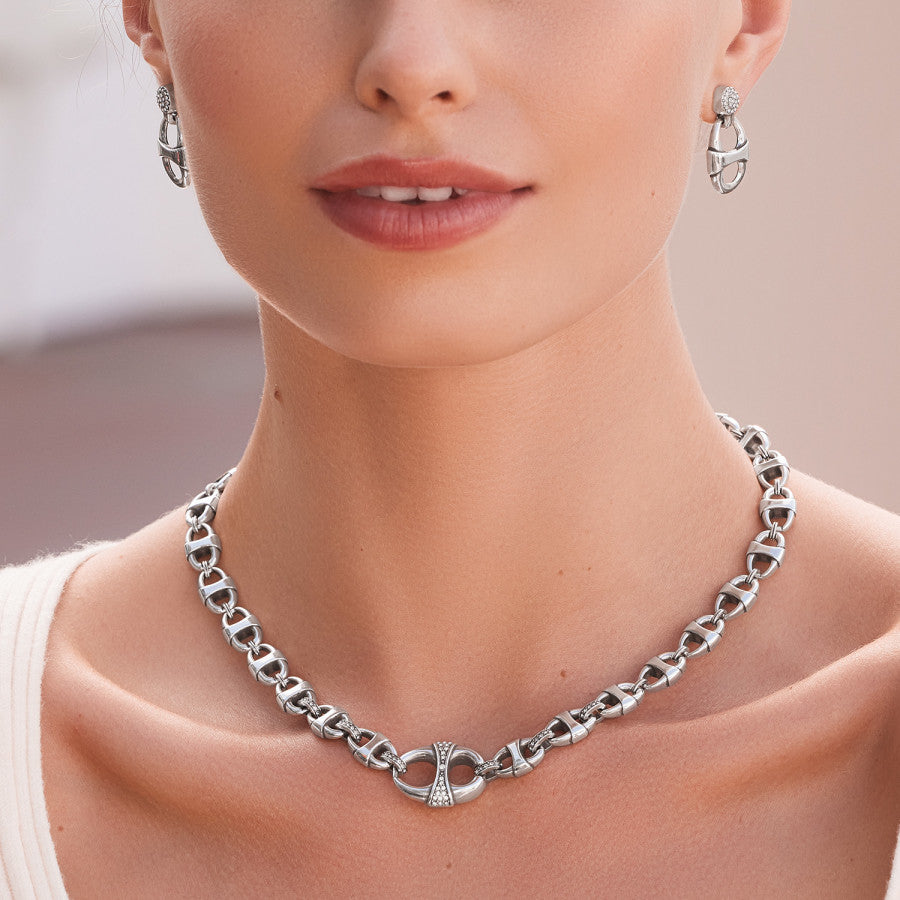 Portofino Sparkle Necklace silver 4