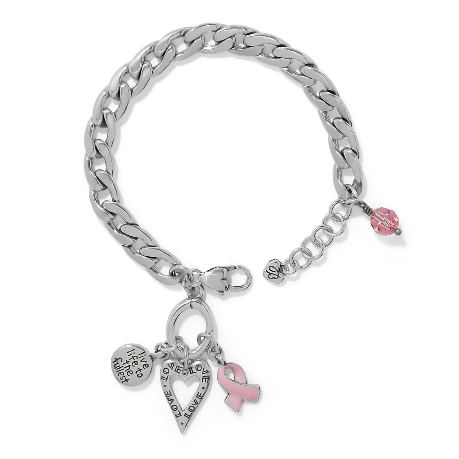 Power Of Pink 2025 Bracelet silver-pink 2