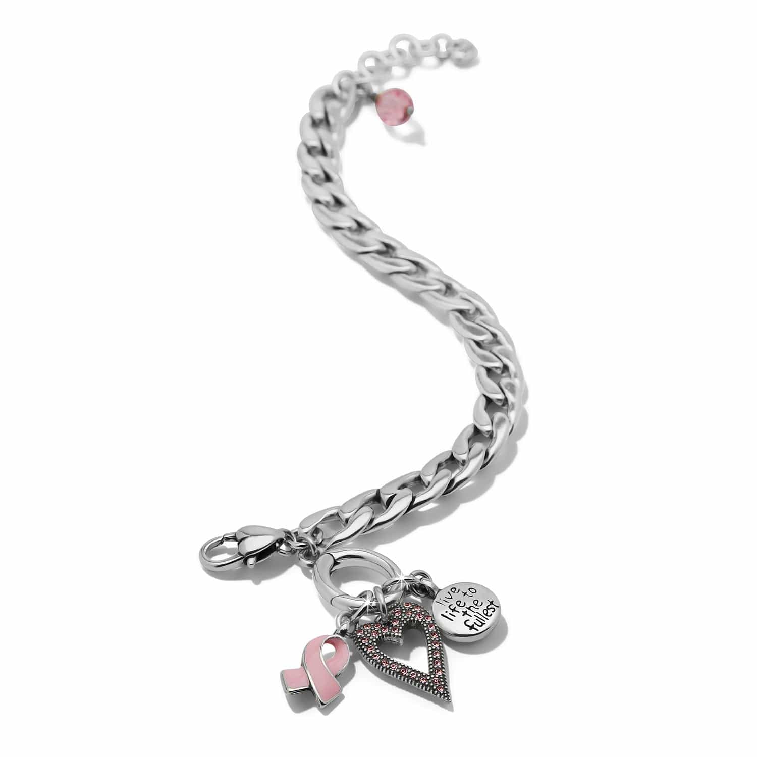 Power Of Pink 2025 Bracelet silver-pink 3