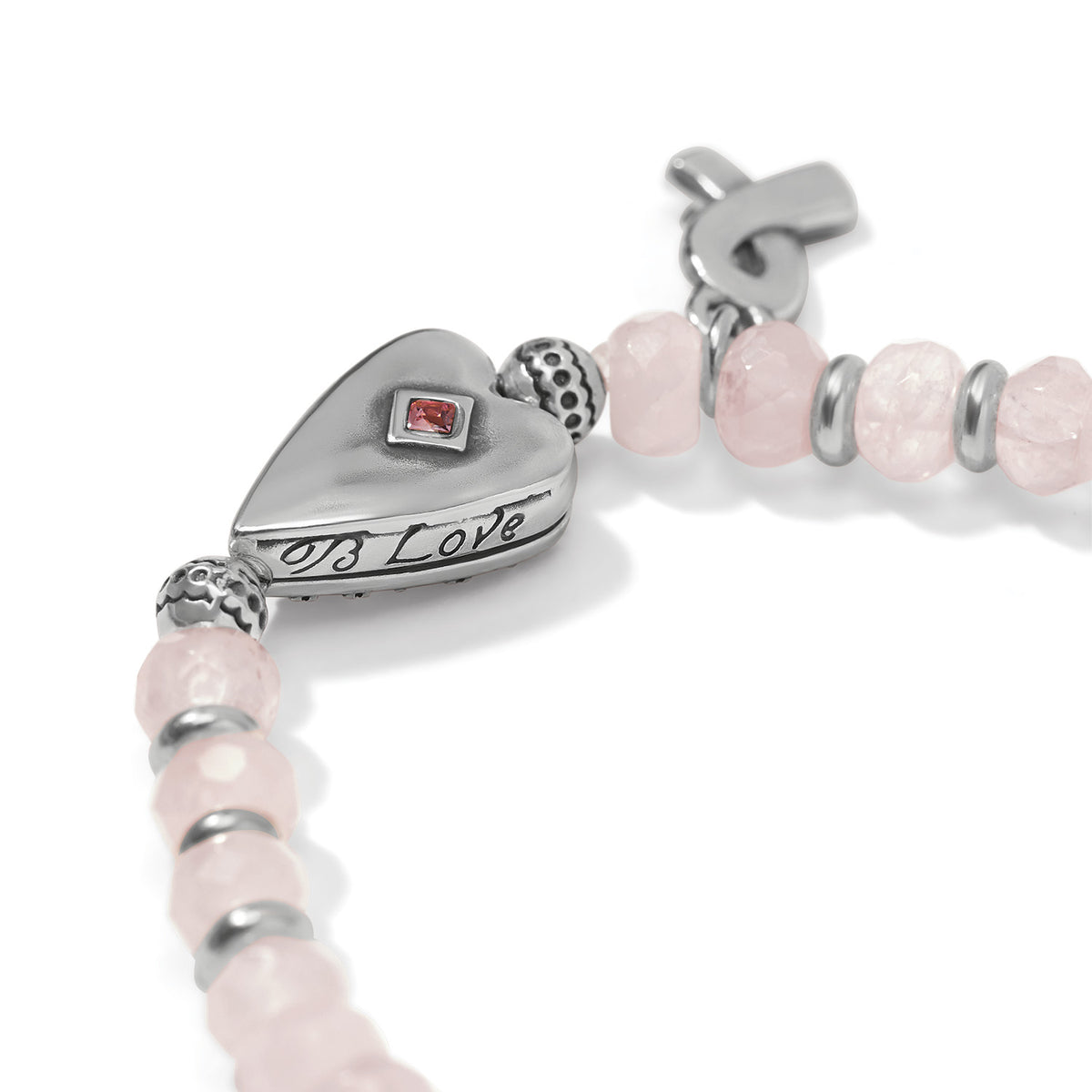 Power Of Pink 2026 Stretch Bracelet silver-pink 3