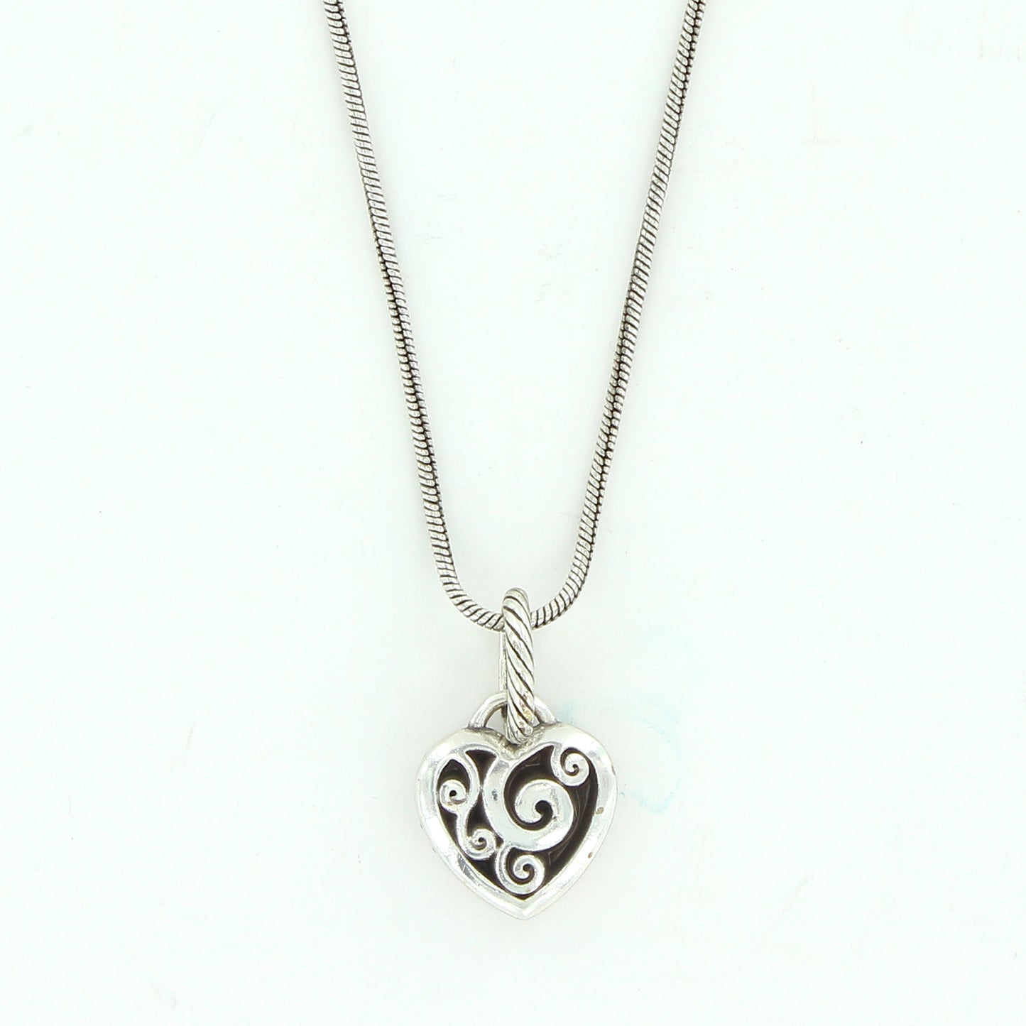 Power Of Pink Heart Charm Necklace