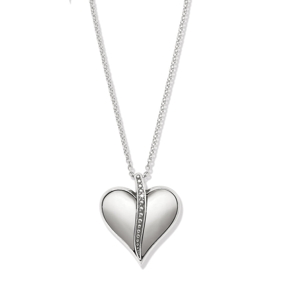 Precious Heart Two Tone Necklace silver-gold 2
