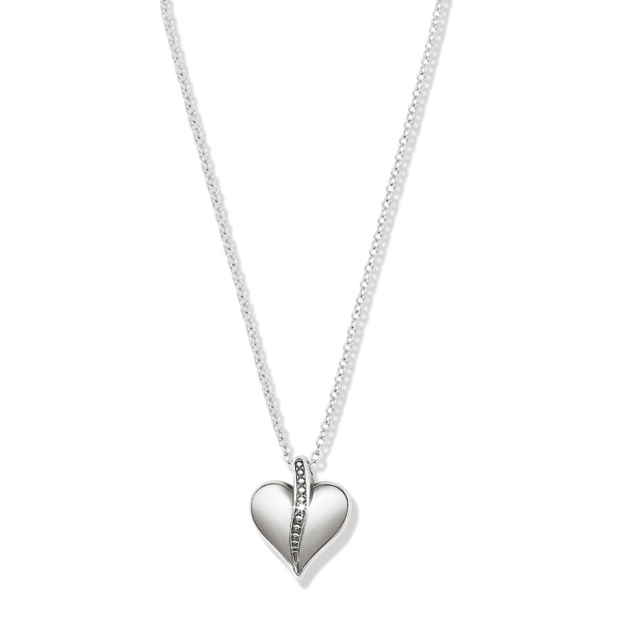 Precious Heart Two Tone Petite Necklace silver-gold 2