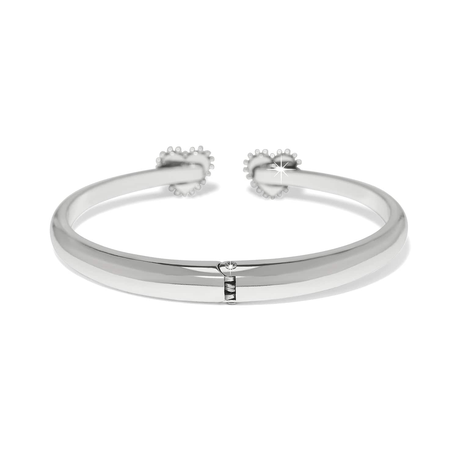 Pretty Tough Amour Heart Open Hinged Bangle - Brighton