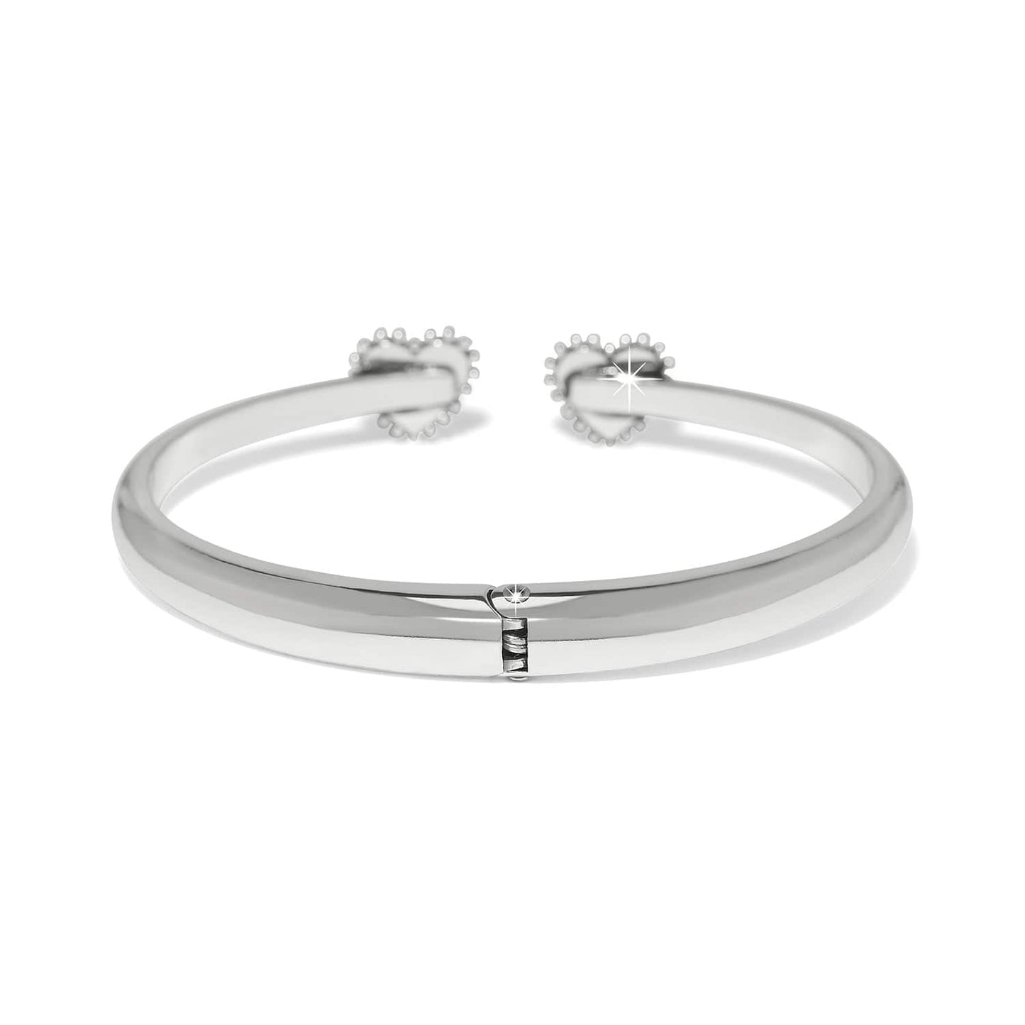 Pretty Tough Amour Heart Open Hinged Bangle