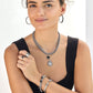 Pretty Tough Amour Heart Open Hinged Bangle