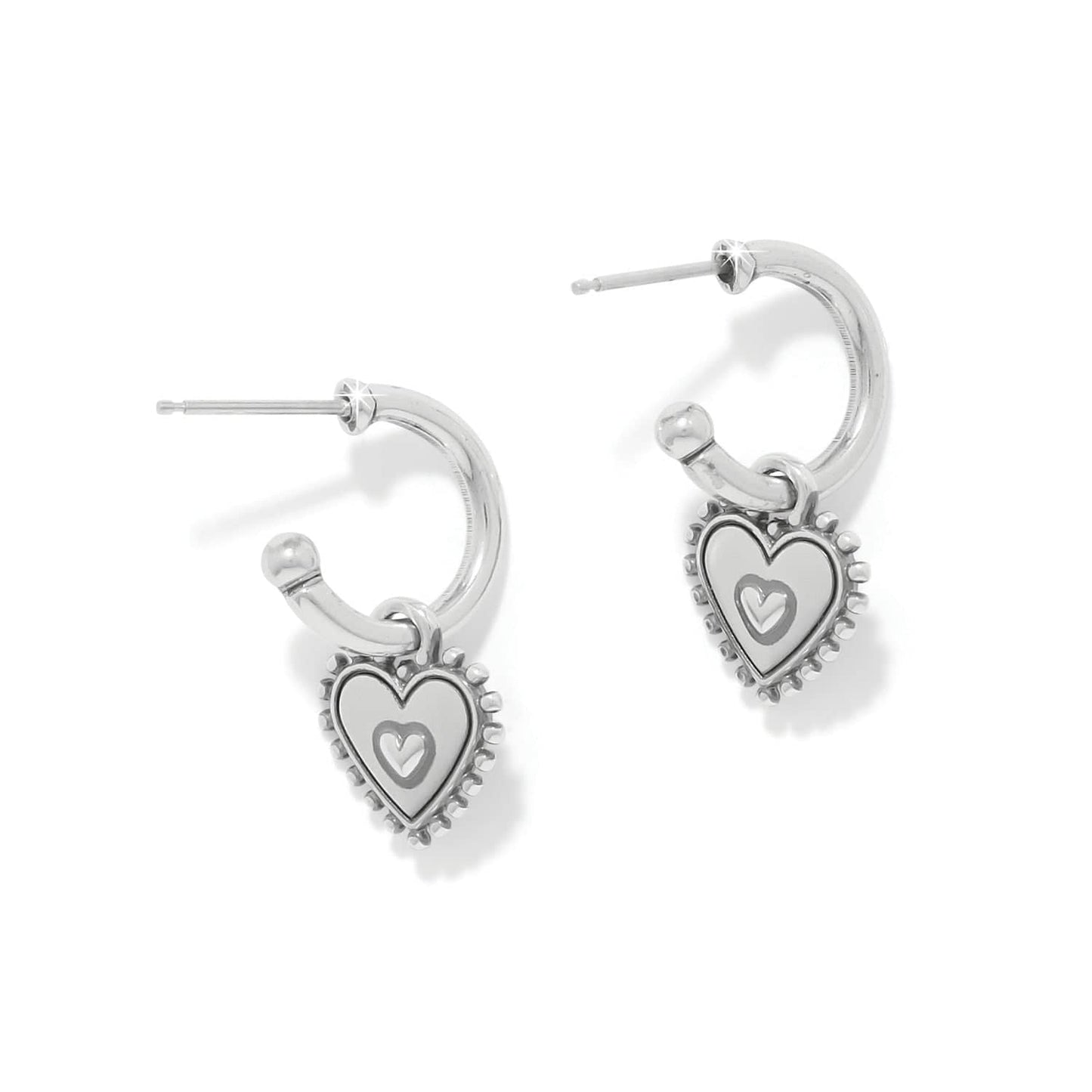 Pretty Tough Amour Heart Post Drop Earrings