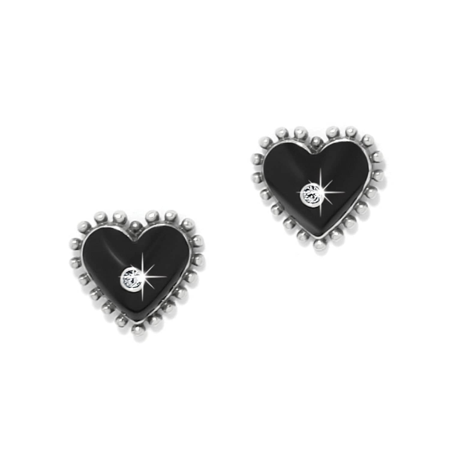 Pretty Tough Amour Heart Post Earrings silver 1