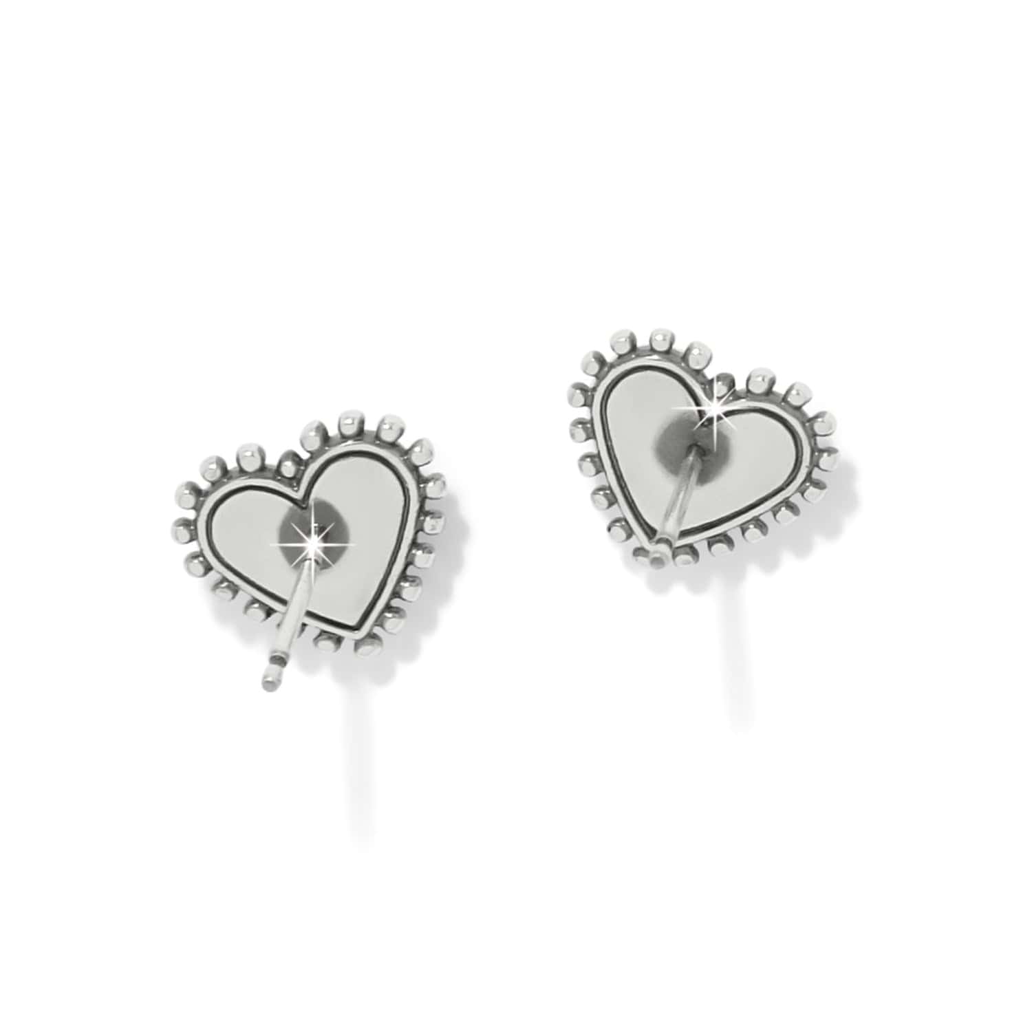 Pretty Tough Amour Heart Post Earrings silver 2