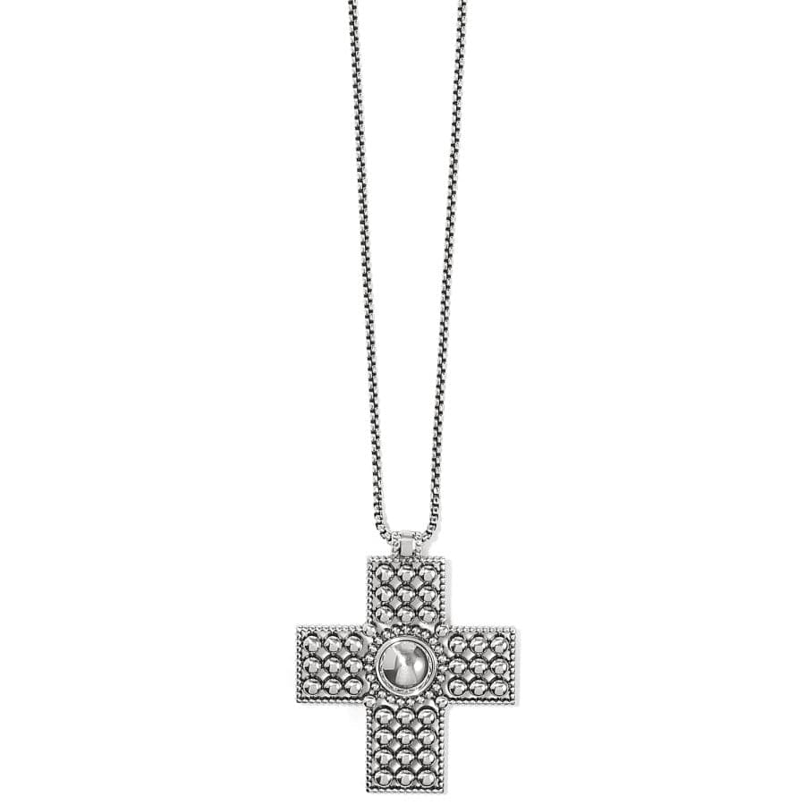 Pretty Tough Bold Cross Necklace silver 1