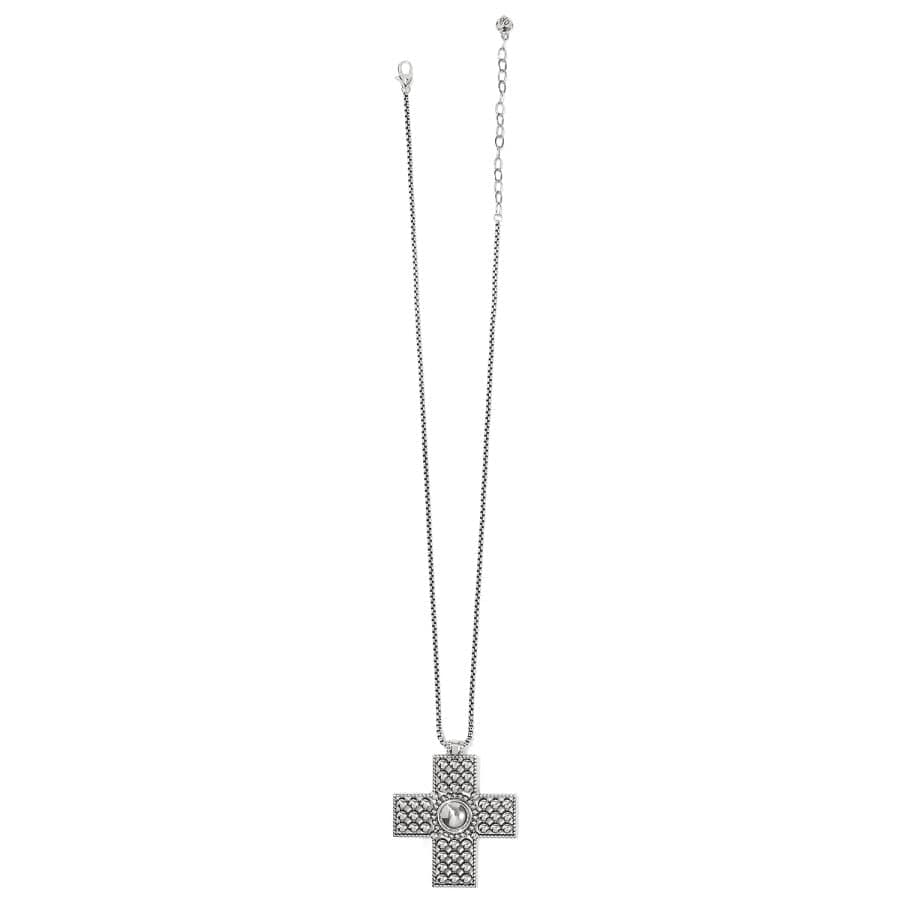 Pretty Tough Bold Cross Necklace silver 2