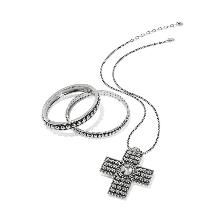 Pretty Tough Bold Cross Necklace silver 3