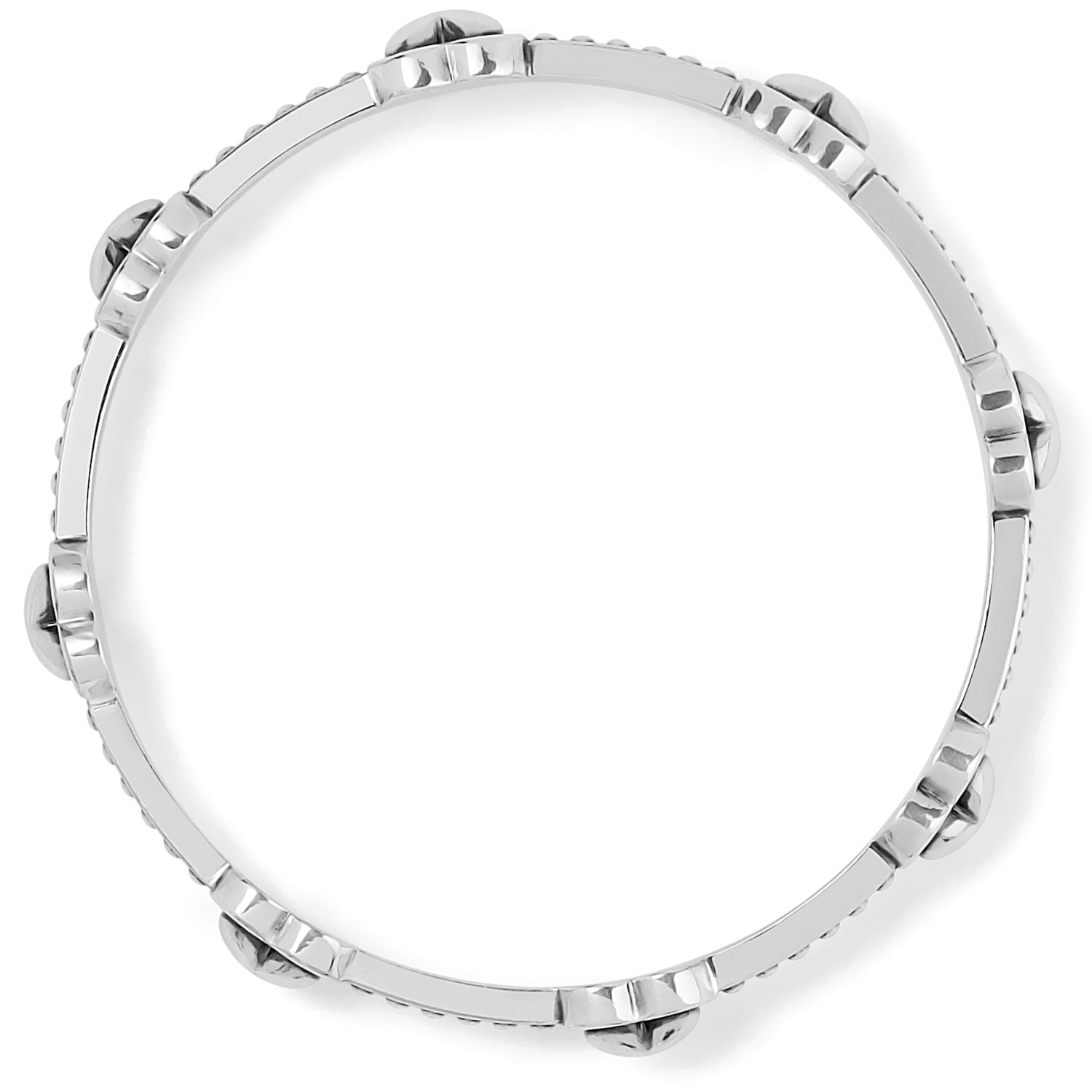 Pretty Tough Bold Petite Heart Bangle silver 2