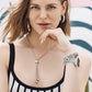 Pretty Tough Bold Stud Lariate Necklace