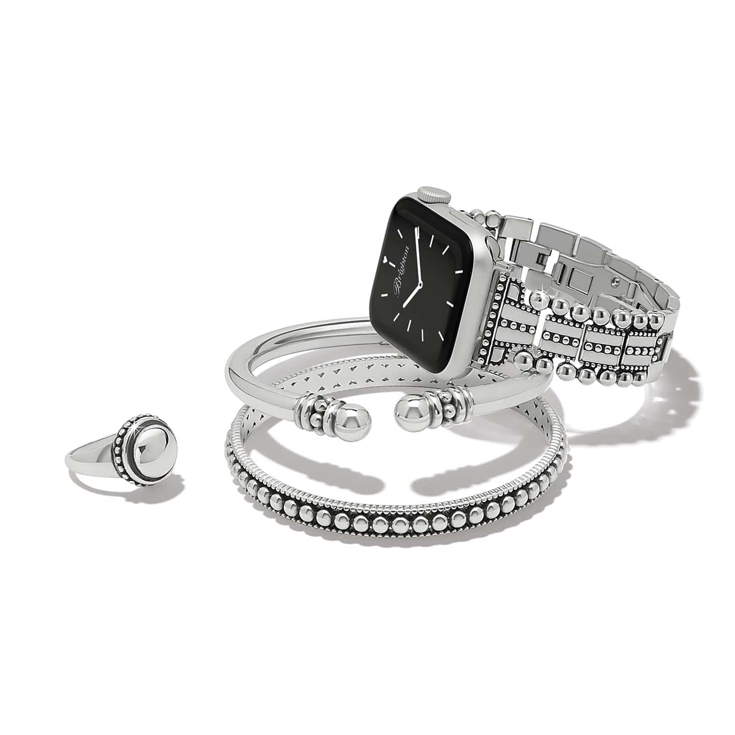 Pretty Tough Enamel Watch Band silver-white 3