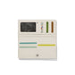 Brighton wallet shown open with cream leather interior, ID window, card slots, and snap closure on a white background
